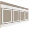 Ekena Millwork Wainscot Paneling Kit, Urethane, 94-1/2 in L, Factory Primed WPKUSQ021P036 - alternate 2